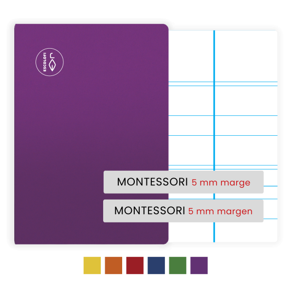Llibretes Escolofi Quart 50 fulls pauta montessori 5 mm