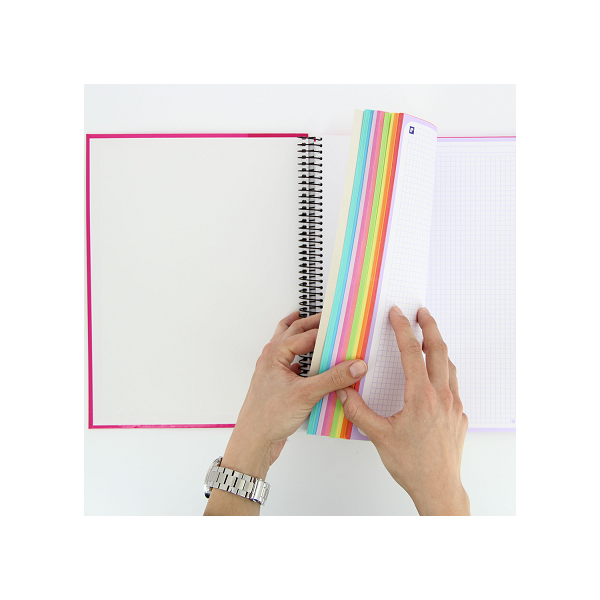 Cuaderno Oxford European Book 10 A4+ con pizarra cuadrícula 5x5