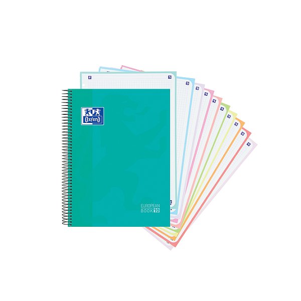 Cuaderno Oxford European Book 10 A4+ con pizarra cuadrícula 5x5