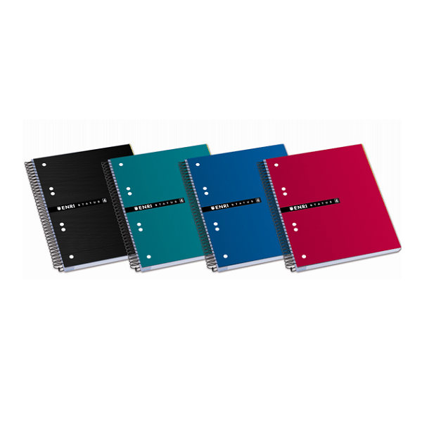 Cuaderno microperforado Enri Status European Book A5 160 hojas cuadrícula 5x5