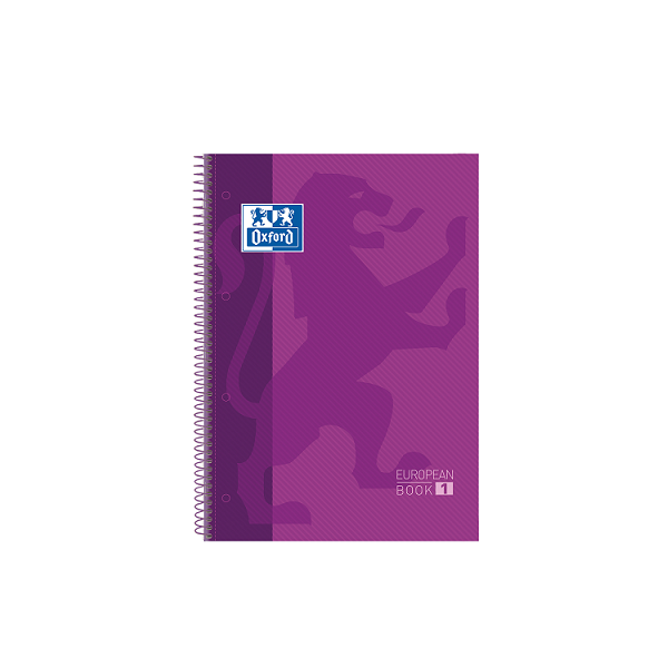 Quadern Oxford 80 fulls Foli quadrícula 4x4 Violeta