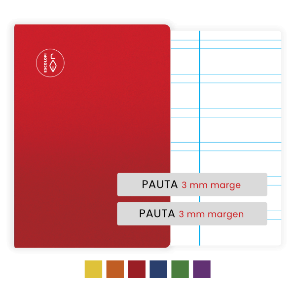 Llibretes Escolofi Quart 32 fulls pauta 3 mm