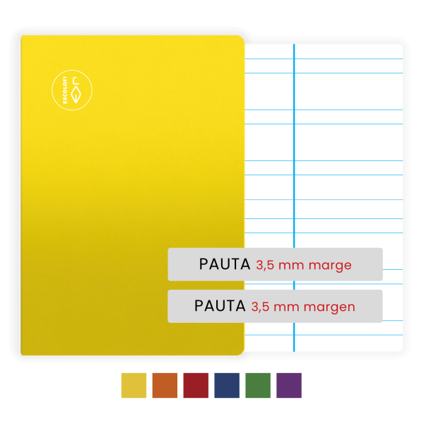 Llibretes Escolofi Quart 32 fulls pauta 3,5 mm