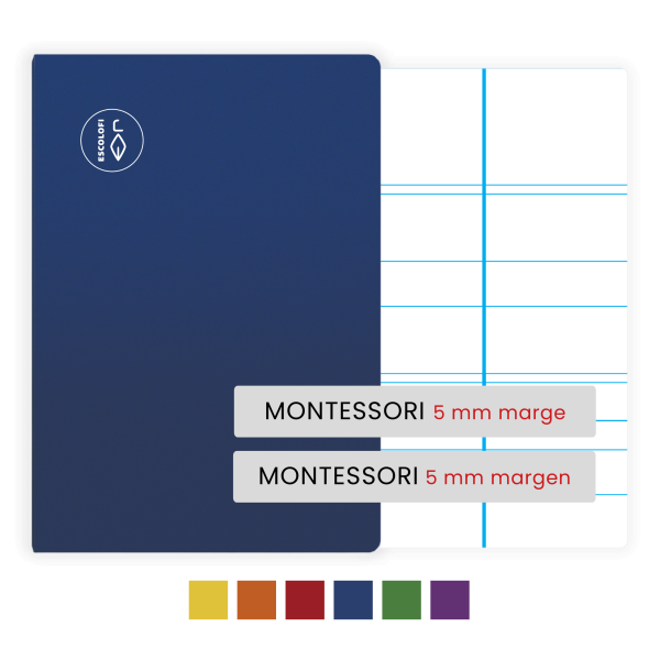 Llibretes Escolofi Quart 32 fulls pauta montessori 5 mm