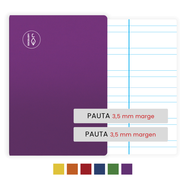 Llibretes Escolofi Foli 50 fulls pauta 3,5 mm