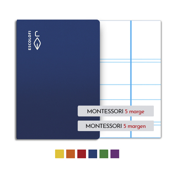 Llibretes Escolofi Foli 50 fulls pauta montessori 5 mm