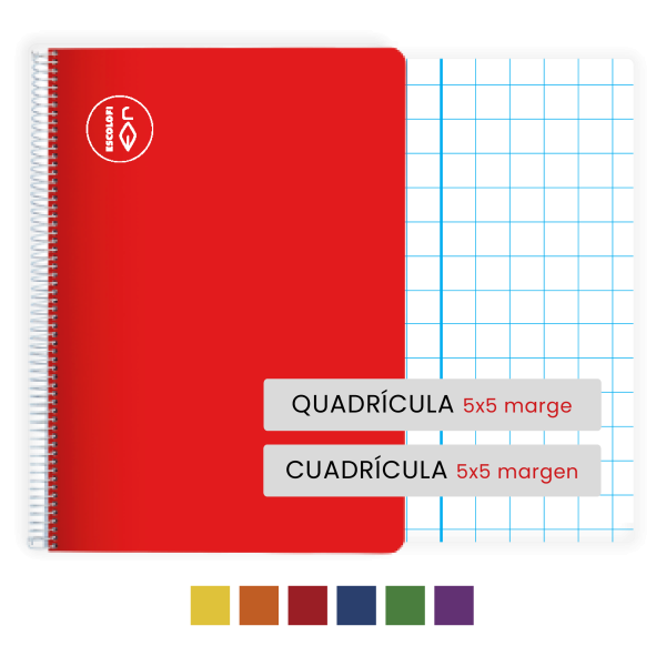 Quadern Escolofi Quart 50 fulls quadrícula 5x5