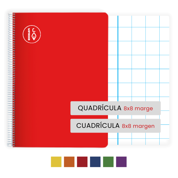 Quadern Escolofi Foli 50 fulls quadrícula 8x8