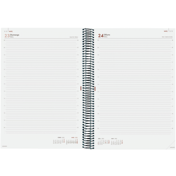 Agenda Finocam Year dia pàgina