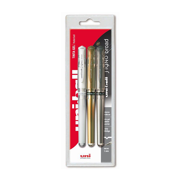 Blíster bolígraf Uni-ball Signo 153 Broad