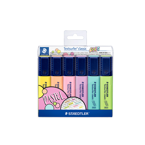 Estoig marcadors fluorescents Staedtler Textsurfer color pastel