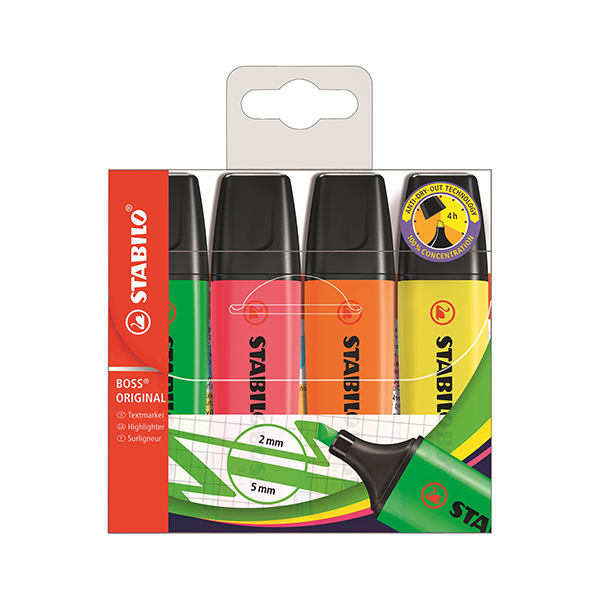 Estoig marcadors fluorescents Stabilo Boss Original
