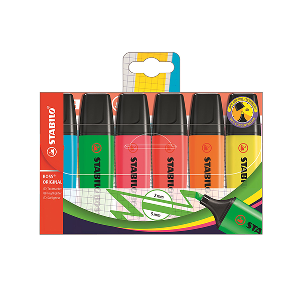 Estoig marcadors fluorescents Stabilo Boss Original