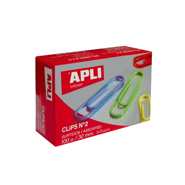 Clips labiados de colores Apli