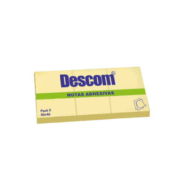 Notas de quita y pon Descom
