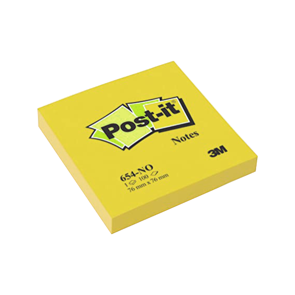 Notes Post-it 76x76 mm Groc neó