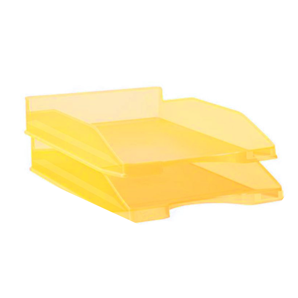 Safata transparent Faibo 93 Groc