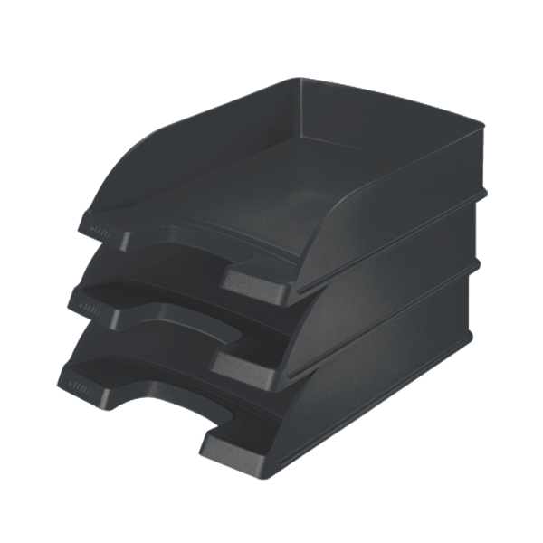 Safata Leitz Plus JUMBO gran capacitat Negre