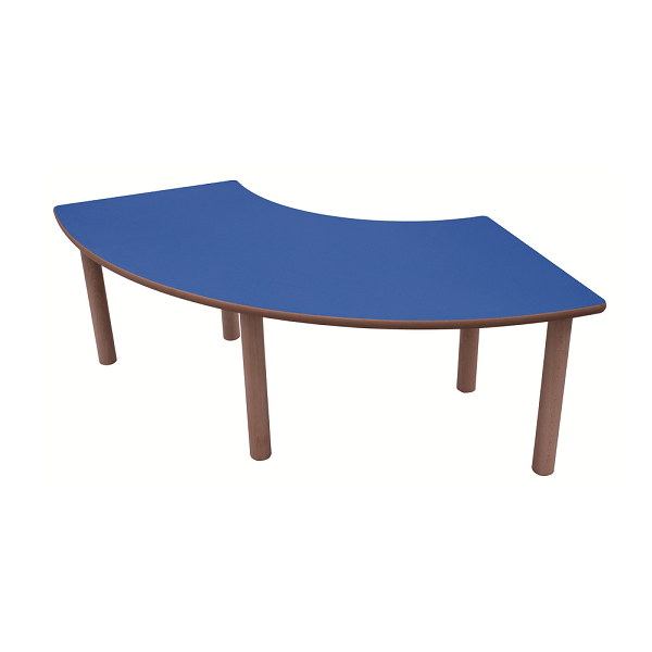 Mesa 1/4 de aro 100x100 cm T0 alt. 40 cm
