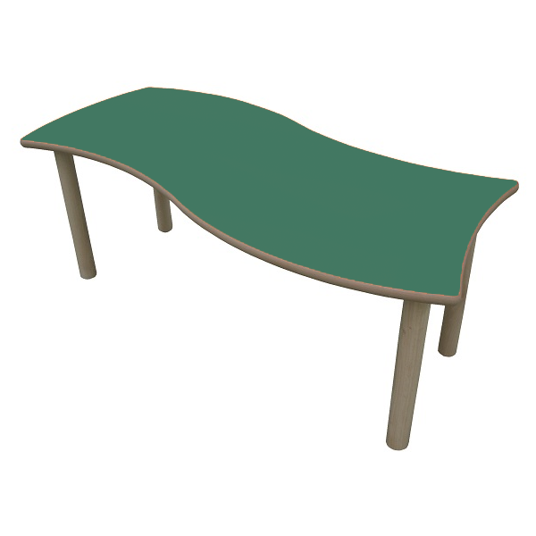Taula rectangular ona 120x60 cm T1 46 cm