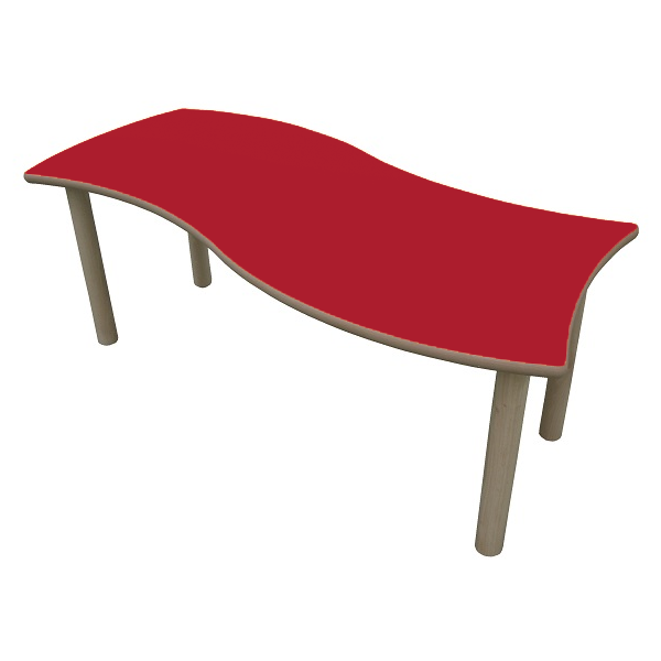 Taula rectangular ona 120x60 cm T3 59 cm