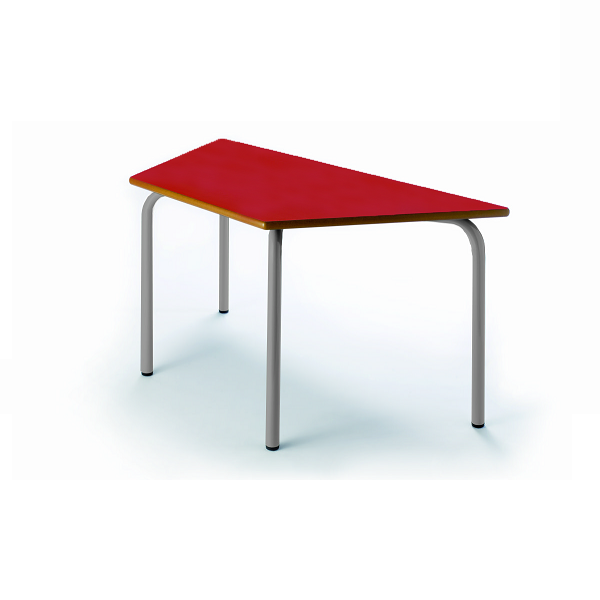 Taula trapezoidal 205 120x60* cm pota gris alt. 54 cm