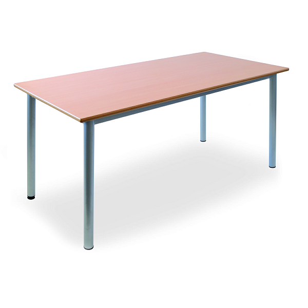Mesa rectangular 280 estructura gris