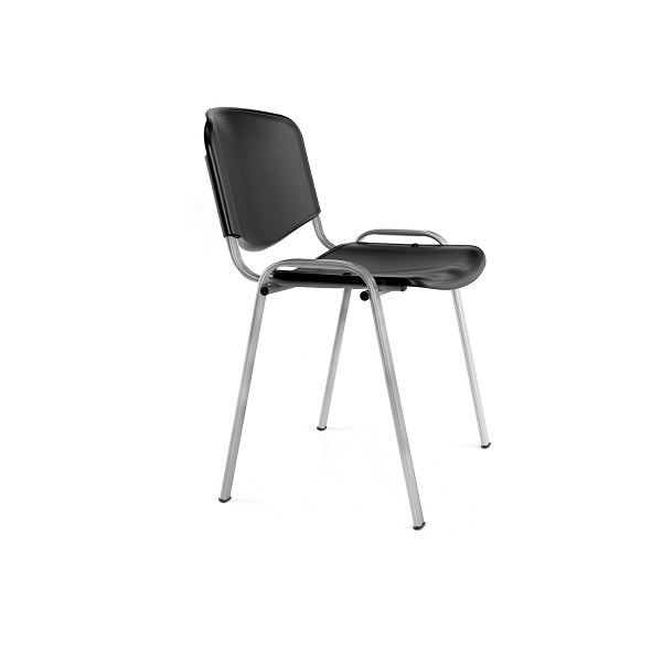 Silla XAUEN 140 plástico patas gris