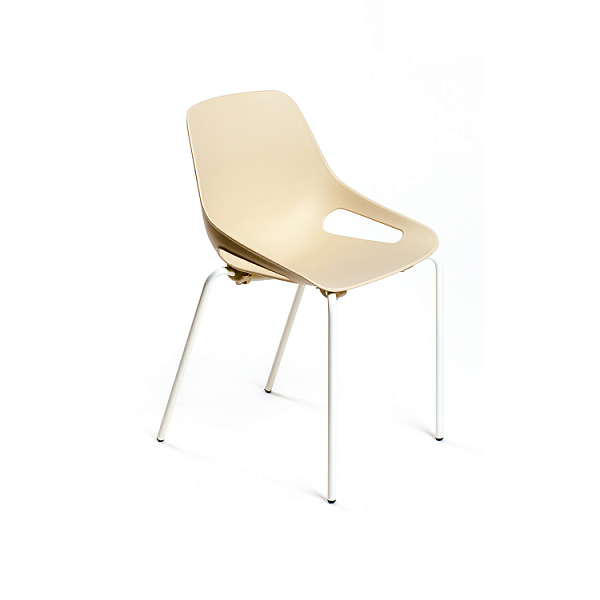 Silla GUA 150 patas blancas