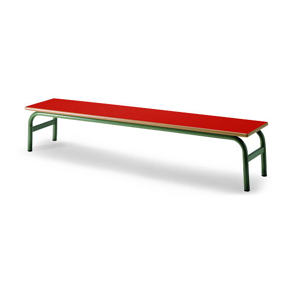 Banc infantil 394 alçada 30 cm. potes verdes