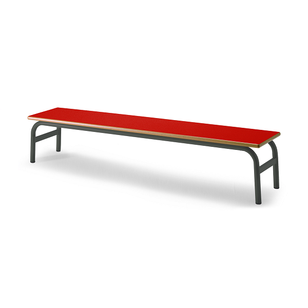 Banco infantil 394 altura 30 cm. patas gris