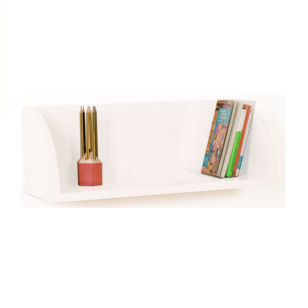 Prestatge blanc laterals arrodonits 61x22x22