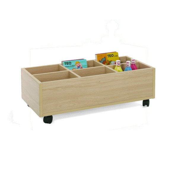 Carro llibreria infantil baix faig