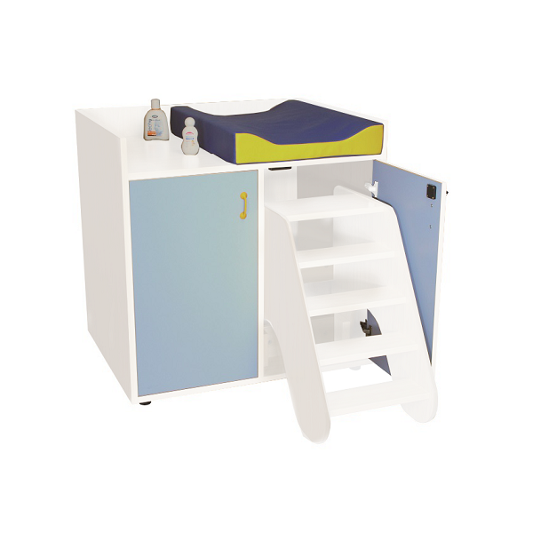 Moble canviador escala 2 portes blanc