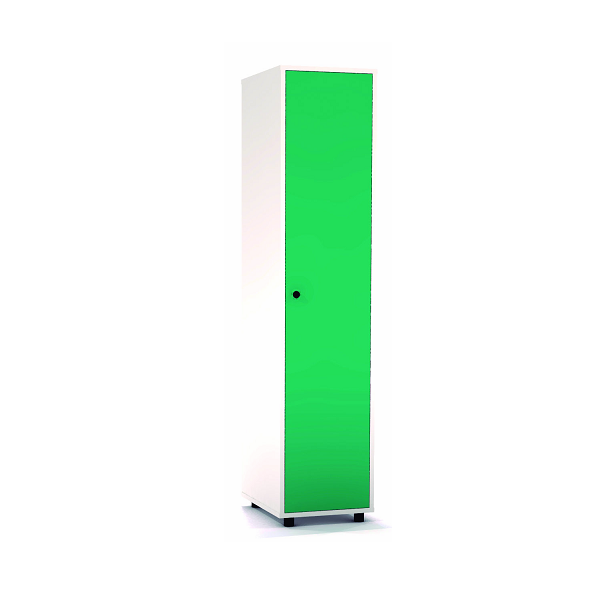 Taquilla blanca 1 porta 1 columnes 40 cm