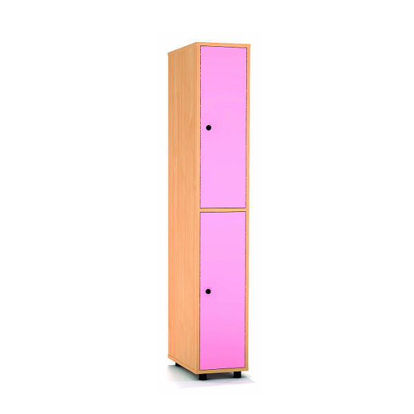 Taquilla haya 2 puertas 1 columna 30 cm