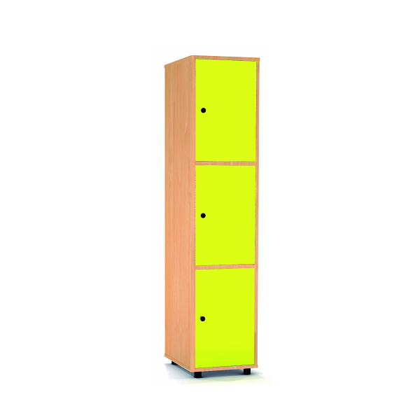 Taquilla faig 3 portes 1 columna 40 cm