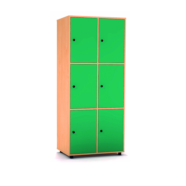 Taquilla faig 3 portes 2 columnes 40 cm