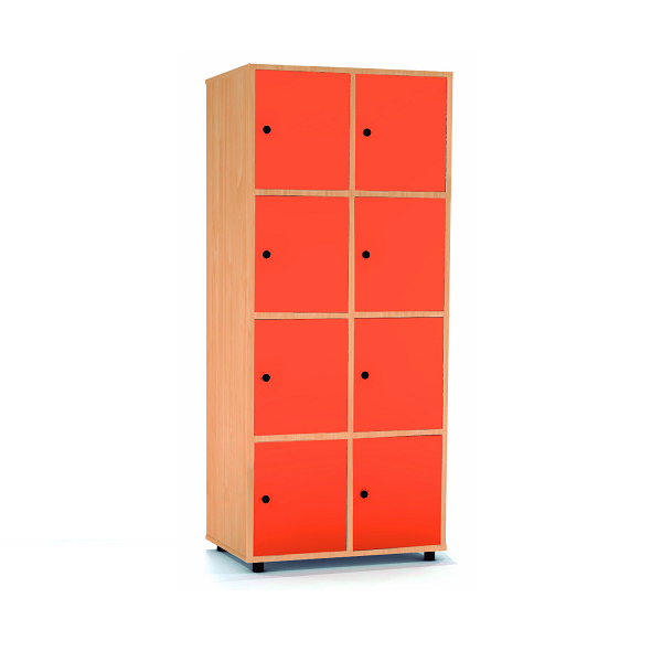 Taquilla faig 4 portes 2 columnes 40 cm