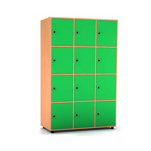 Taquilla faig 4 portes 3 columnes 40 cm