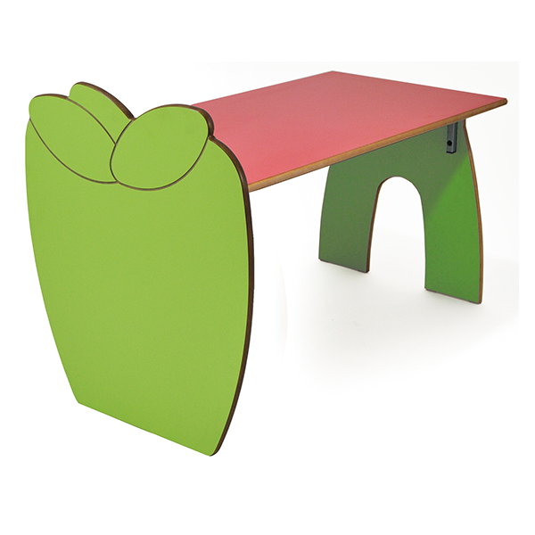 Taula rectangular poma