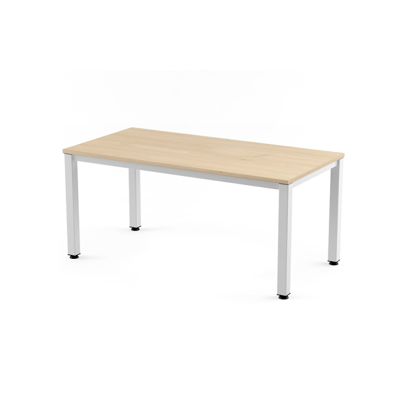 Taula EXECUTIVE rectangular estructura blanca 140x80 cm