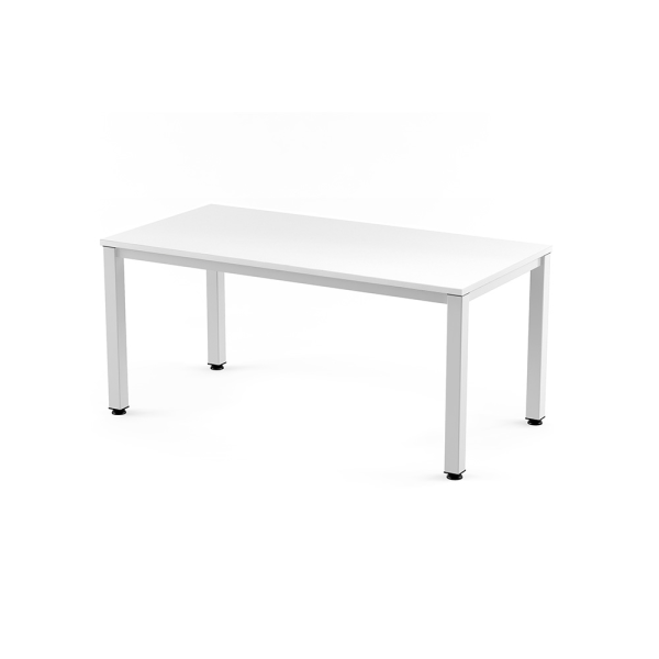 Taula EXECUTIVE rectangular estructura blanca 140x80 cm
