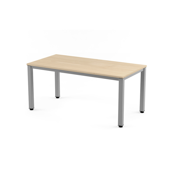 Taula EXECUTIVE rectangular estructura gris 140x80 cm