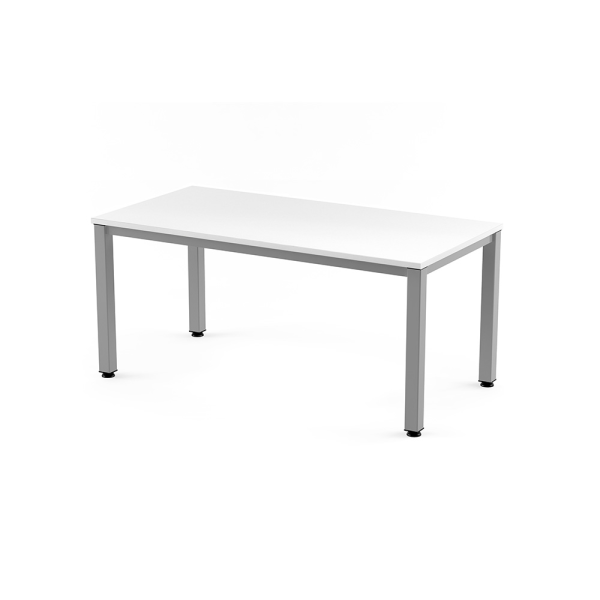 Taula EXECUTIVE rectangular estructura gris 140x80 cm