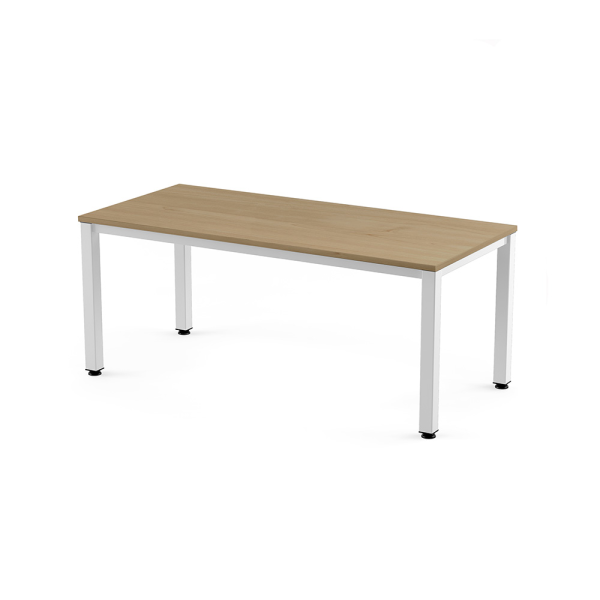 Taula EXECUTIVE rectangular estructura blanca 160x80 cm