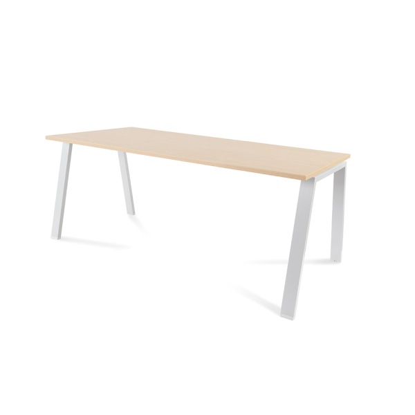 Taula recta WHITE 180x80 cm