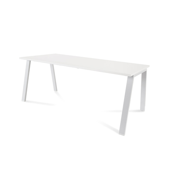 Taula recta WHITE 180x80 cm