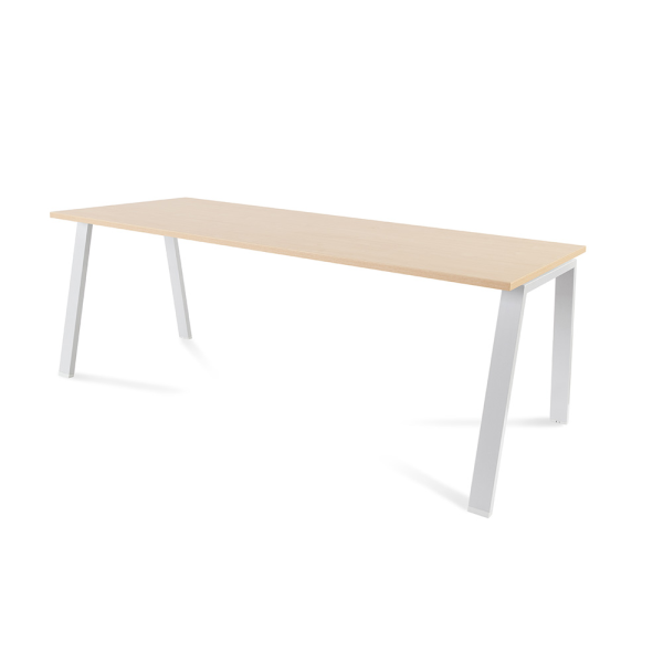 Taula recta WHITE 200x80 cm