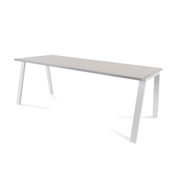 Taula recta WHITE 200x80 cm